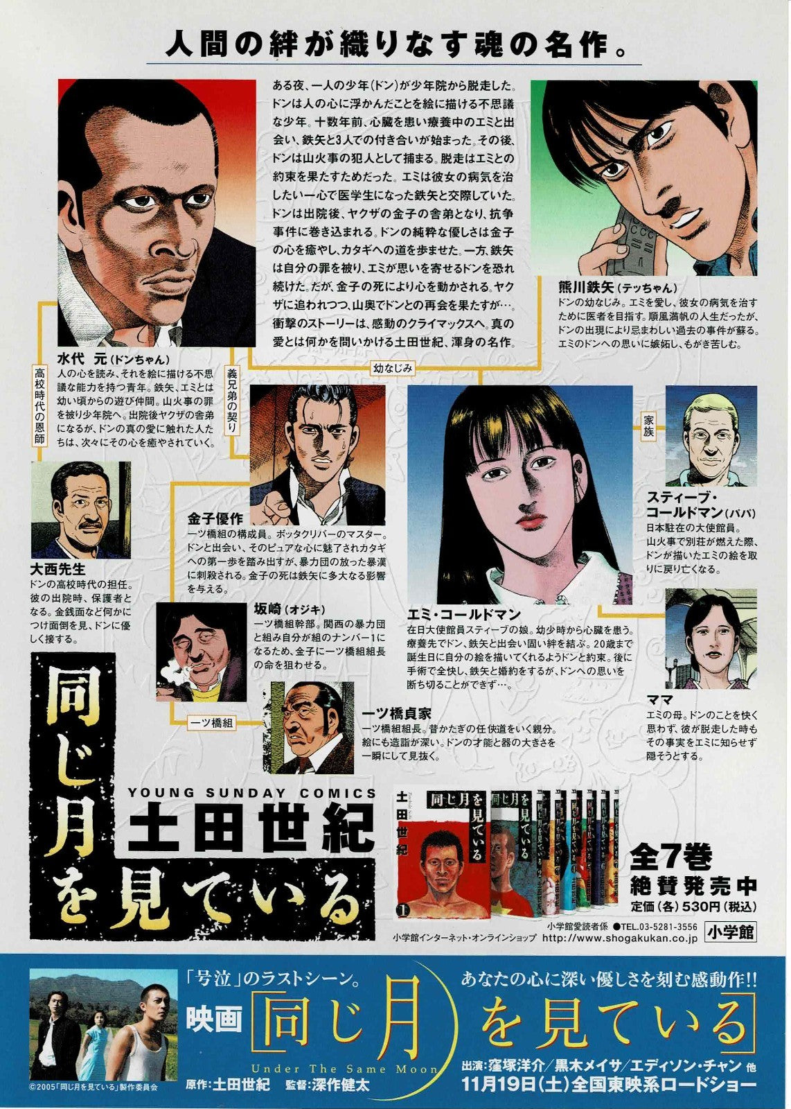 Under the Same Moon Japanese Original Mini Advertisement Poster Chirashi FlyerB5