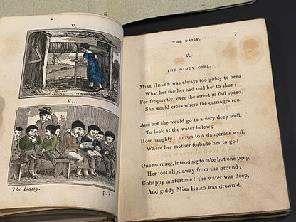 1825 Elizabeth Turner Cautionary Stories Antique Book London Marjorie Moon Rare