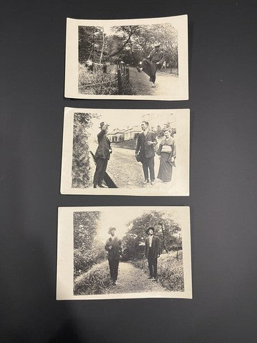 Antique Original 3pcs Photomontage Surrealism Surrealisme Japanese Photo Rare