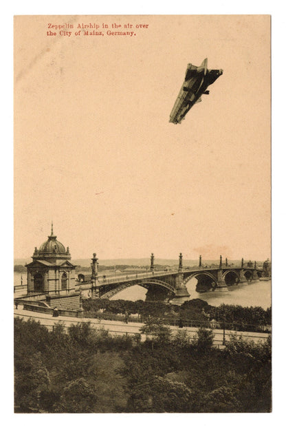 8p Special Antique Aviation Zeppelin Airship Aeroplane Farman Wright Cody London