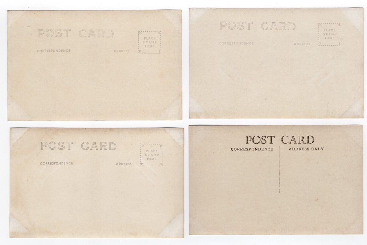 4pc Rare 1930s Miami Florida Bayfront Park Panorama Country Road Baltimore Hotel