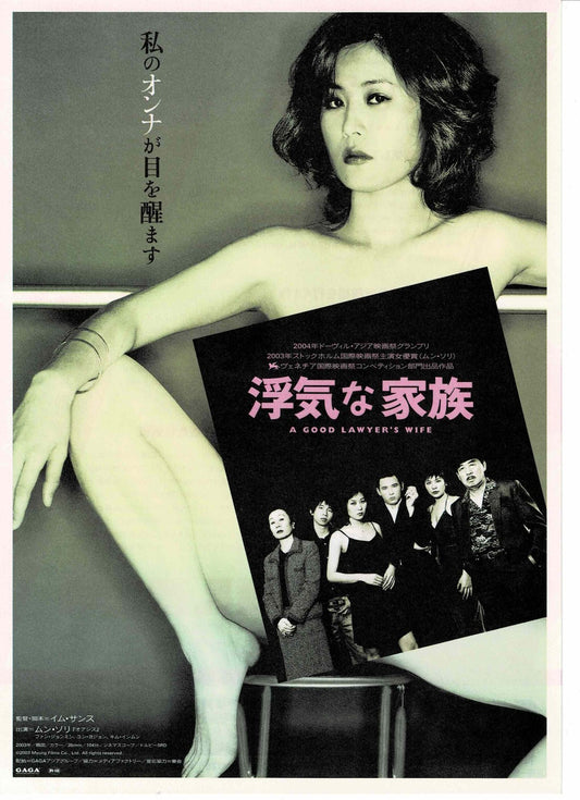 A Good Lawyer's Wife 2003 Japanese Original Mini Movie Poster Chirashi Flyer B5