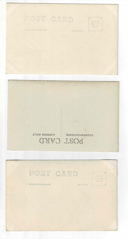 Antique Seminole Indian RPPC Postcards Musa Isle Miami Florida Everglades 1930s
