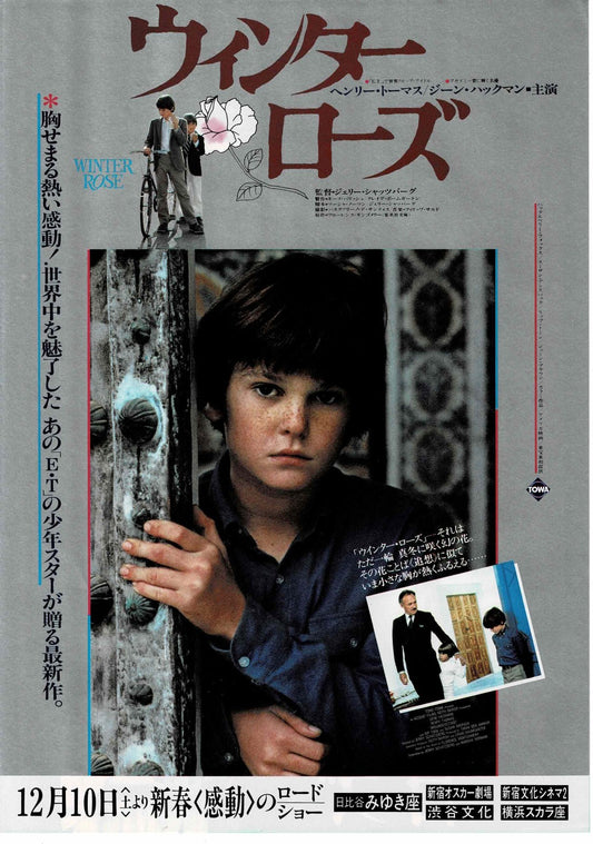 Winter Rose 1983 Misunderstood JP Original Mini Movie Poster Chirashi Flyer B5