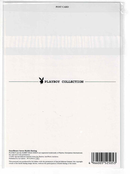 Keith Haring Playboy Collection Postcard 1999 Excellence Saves NOS Original Slee