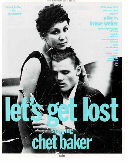 Let's Get Lost 1988 Bruce Weber Japan Original Mini Movie Poster Chirashi Flyer